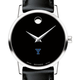 Yale Women&#39;s Movado Museum with Leather Strap Shot #1