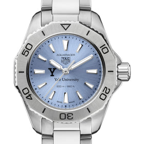 Yale Women&#39;s TAG Heuer Steel Aquaracer with Blue Sunray Dial Shot #1