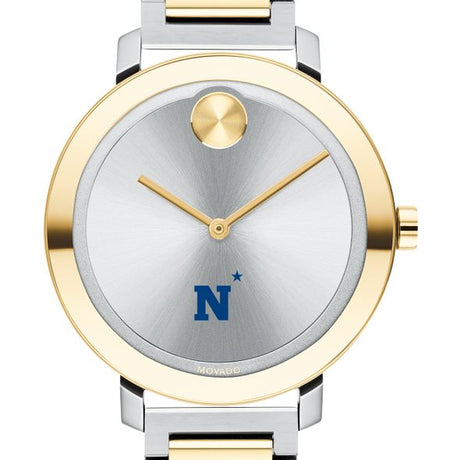 US Naval Academy Women&#39;s Movado Two-Tone Bold 34