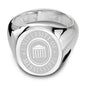 Ole Miss Sterling Silver Oval Signet Ring - shot #9