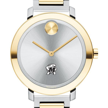 University of Maryland Women's Movado Two-Tone Bold 34