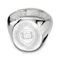 Yale Sterling Silver Oval Signet Ring - shot #8