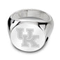 University of Kentucky Sterling Silver Round Signet Ring - shot #9