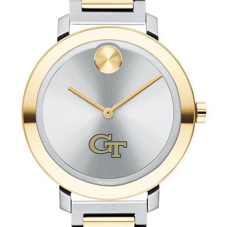 Georgia Tech Women's Movado Two-Tone Bold 34