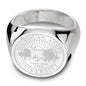 Michigan State Sterling Silver Round Signet Ring - shot #9