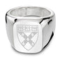 Harvard Business School Sterling Silver Rectangular Cushion Ring - shot #9