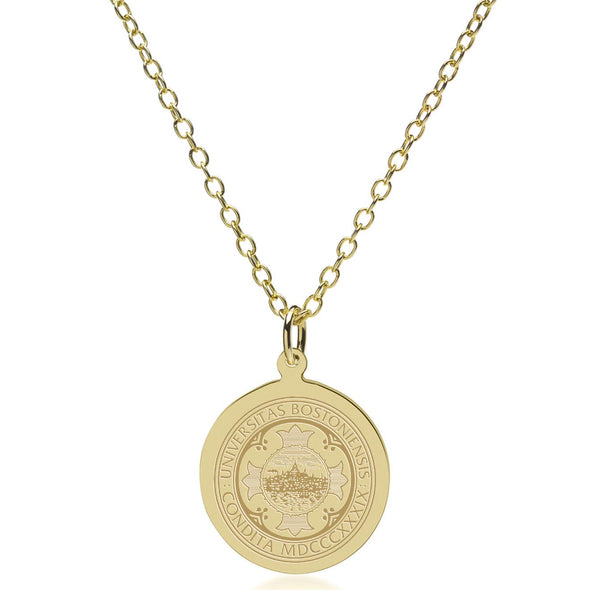 BU 14K Gold Pendant & Chain