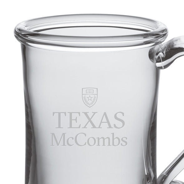 Texas McCombs Glass Tankard by Simon Pearce