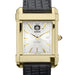 USCGA Men's Gold Watch with 2-Tone Dial & Leather Strap at M.LaHart & Co.