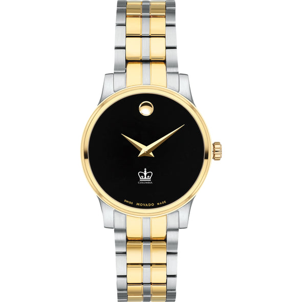Columbia Women's Movado Collection Two-Tone Watch with Black Dial