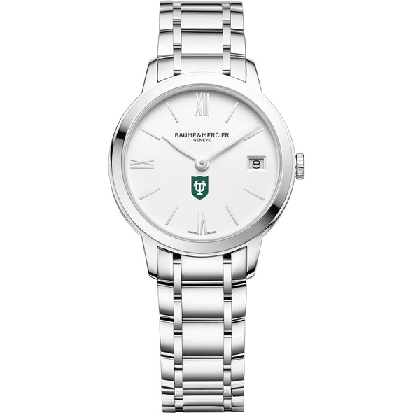 Tulane Women's Baume et Mercier 31mm Classima Watch with White Dial & Bracelet