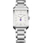 NYU Men's Baume et Mercier 43X27mm Hampton Watch with Silver Dial & Bracelet
