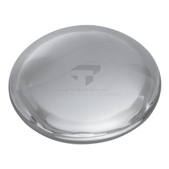 Tepper Glass Dome Paperweight by Simon Pearce