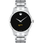 UC Berkeley Haas Men's Movado Collection Stainless Steel Watch with Black Dial