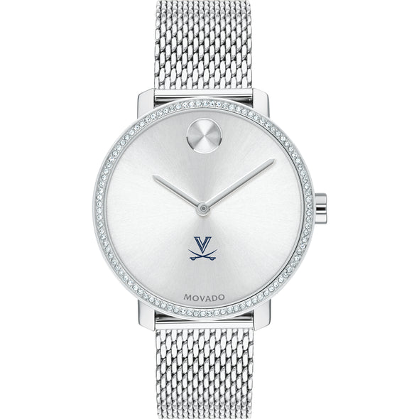 UVA Women's Movado Bold with Crystal Bezel & Mesh Bracelet