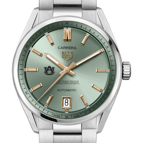 Auburn Women's TAG Heuer Steel Carrera with Green Dial