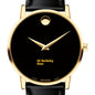 UC Berkeley Haas Men's Movado Gold Museum Classic Leather