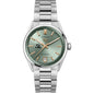 LSU Women's TAG Heuer Steel Carrera with Green Dial