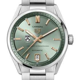 Penn Women's TAG Heuer Steel Carrera Automatic with Green Dial