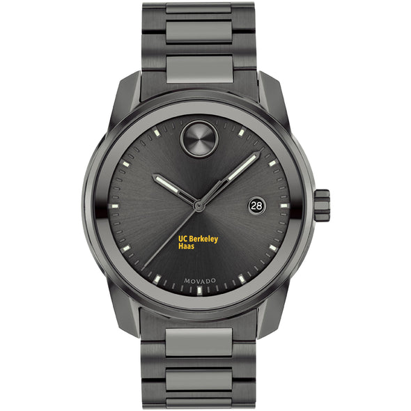 UC Berkeley Haas School of Business Men's Movado BOLD Gunmetal Grey with Date Window