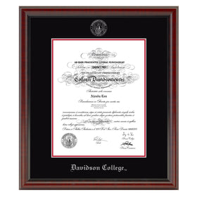 Davidson Diploma Frame - Fidelitas