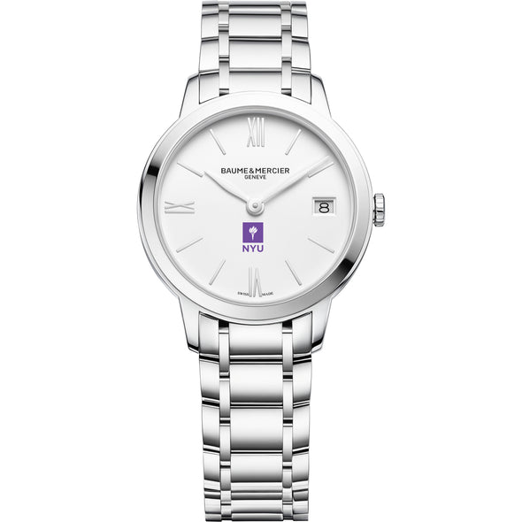 NYU Women's Baume et Mercier 31mm Classima Watch with White Dial & Bracelet