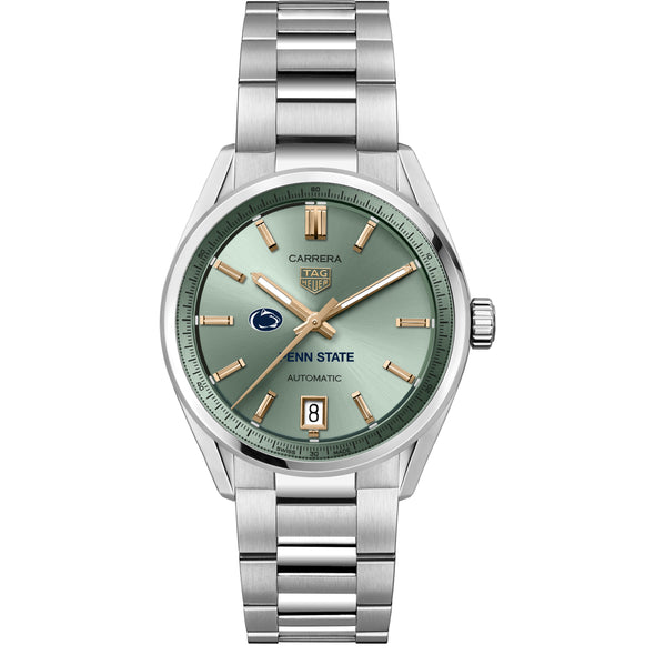 Penn State Women's TAG Heuer Steel Carrera with Green Dial