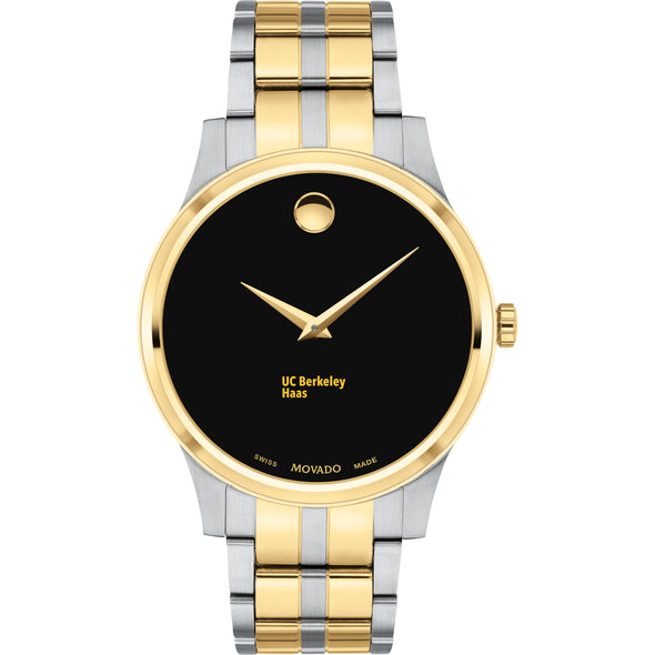 UC Berkeley Haas Men's Movado Collection Two-Tone Watch with Black Dial
