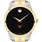 UT Austin Men's Movado Collection Two-Tone Watch with Black Dial