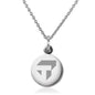 Tepper Necklace with Charm in Sterling Silver