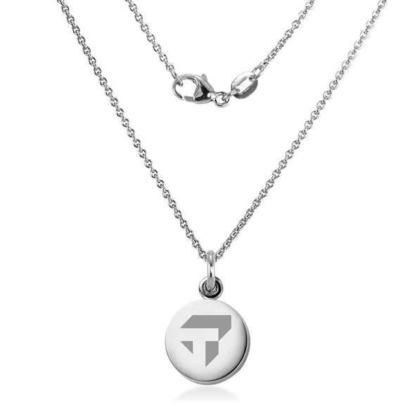 Tepper Necklace with Charm in Sterling Silver
