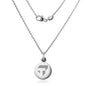 Tepper Necklace with Charm in Sterling Silver