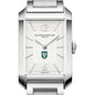 Tulane Men's Baume et Mercier 43X27mm Hampton Watch with Silver Dial & Bracelet