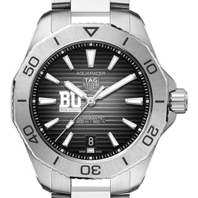 BU Men's TAG Heuer Steel Automatic Aquaracer with Black Dial