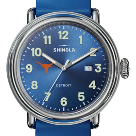 University of Texas Shinola Watch, The Detrola 40 mm Blue Dial at M.LaHart & Co.