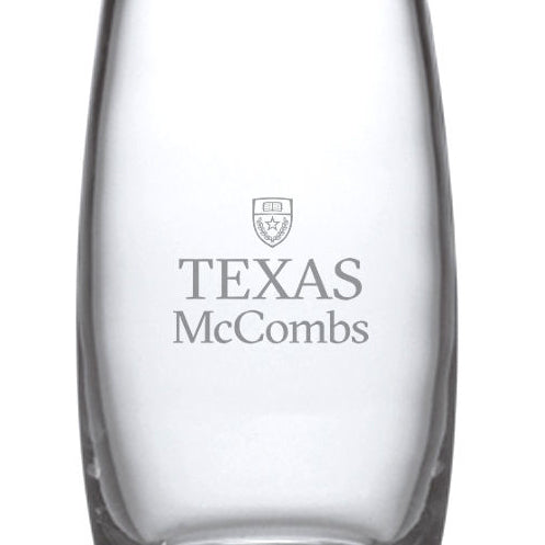 Texas McCombs Glass Addison Vase by Simon Pearce