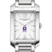 NYU Women's Baume et Mercier 35X22mm Hampton Watch with Silver Dial & Bracelet