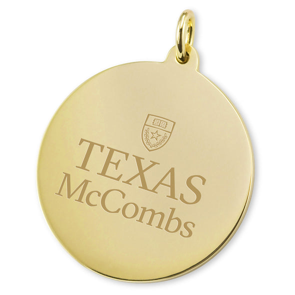 Texas McCombs 14K Gold Charm