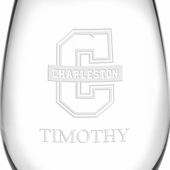 Charleston Stemless Wine Glasses Made in the USA