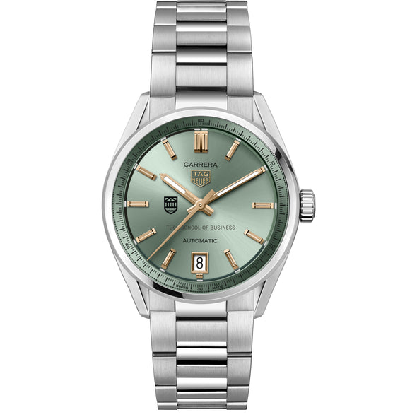 Tuck Women's TAG Heuer Steel Carrera Automatic with Green Dial