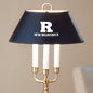 Rutgers University Lamp in Brass & Marble