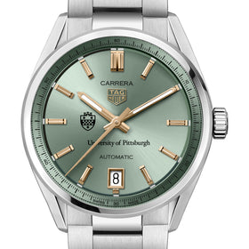 Pitt Women's TAG Heuer Steel Carrera Automatic with Green Dial