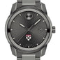 Harvard Business School Men's Movado BOLD Gunmetal Grey with Date Window