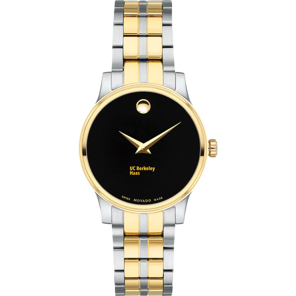 UC Berkeley Haas Women's Movado Collection Two-Tone Watch with Black Dial