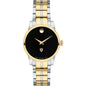 HBS Women's Movado Collection Two-Tone Watch with Black Dial