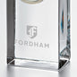Fordham Tall Glass Desk Clock by Simon Pearce