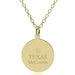 Texas McCombs 14K Gold Pendant & Chain