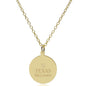 Texas McCombs 14K Gold Pendant & Chain