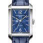 Columbia Men's Baume et Mercier 43X27mm Hampton Automatic Watch with Blue Dial & Blue Leather Strap