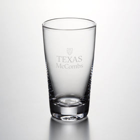 Texas McCombs Ascutney Pint Glass by Simon Pearce